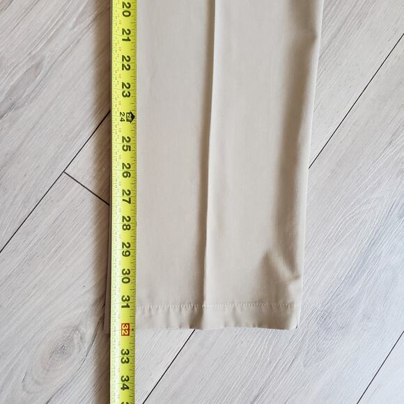 Adidas Pants Mens 34 Beige Golf Straight Tapered Sport Trousers Tech Chino 34x32 - Picture 9 of 10